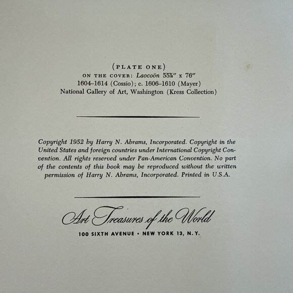 El Greco - 16 Beautiful Full Color Prints-An Abrams Art Book - 1952 -‎ Pre-owned - Picture 4 of 11